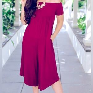 Eden In Love Eden Lilly (local Hawaii company) Maureen Off-Shoulder Jumper